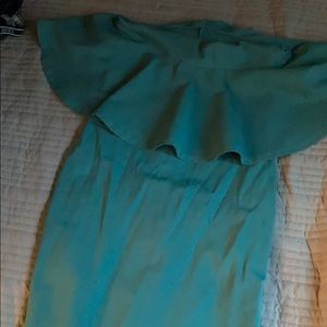 Blue dress